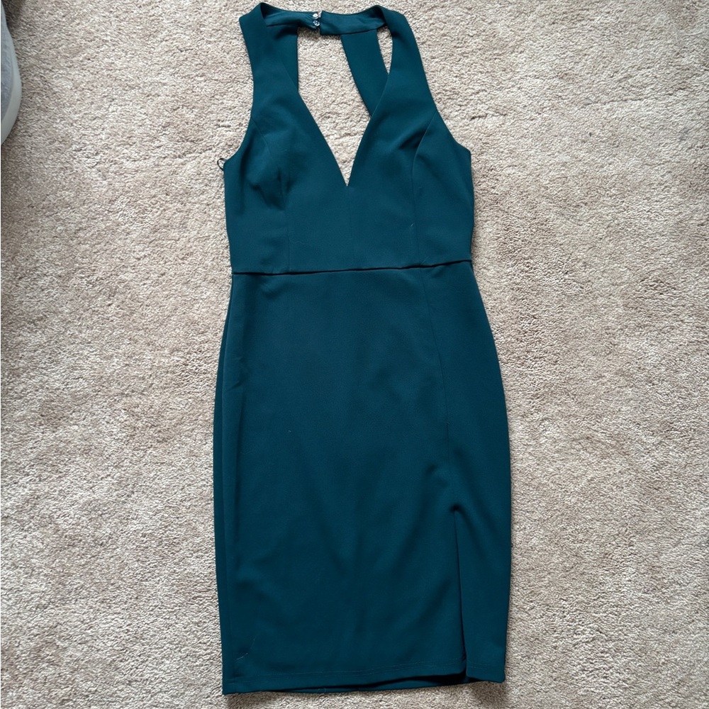 Lulu's Deep Teal Green Dress-NWT